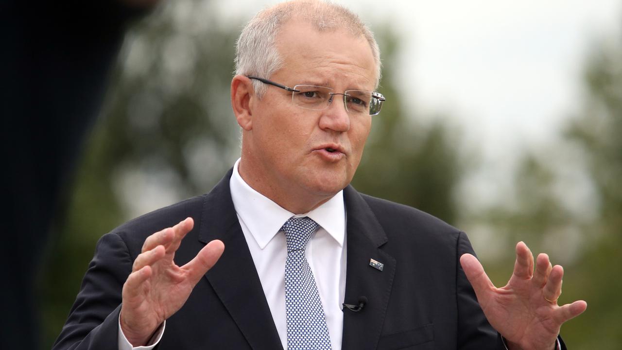 Scott Morrison is campaigning in Sydney today Picture: Gary Ramage