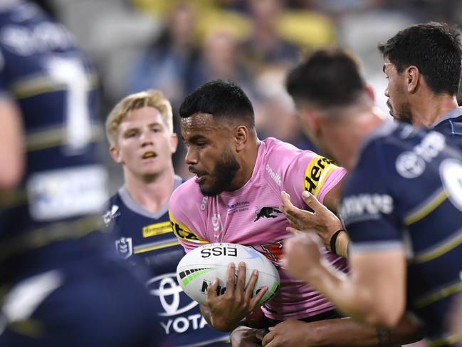 Christian Crichton was part of an understrength Penrith side that faced the Cowboys in the final round of the 2022 season. Credit: NRL Images.