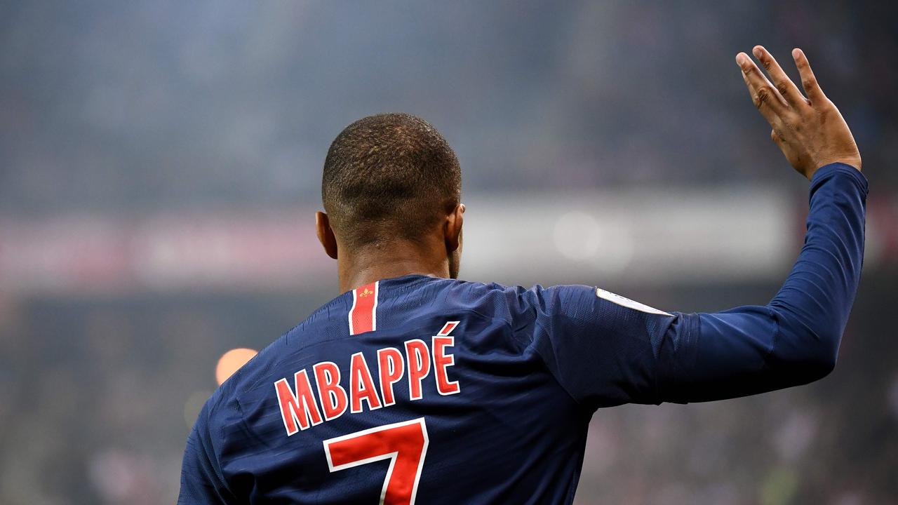 Paris Saint-Germain's French forward Kylian MBappe