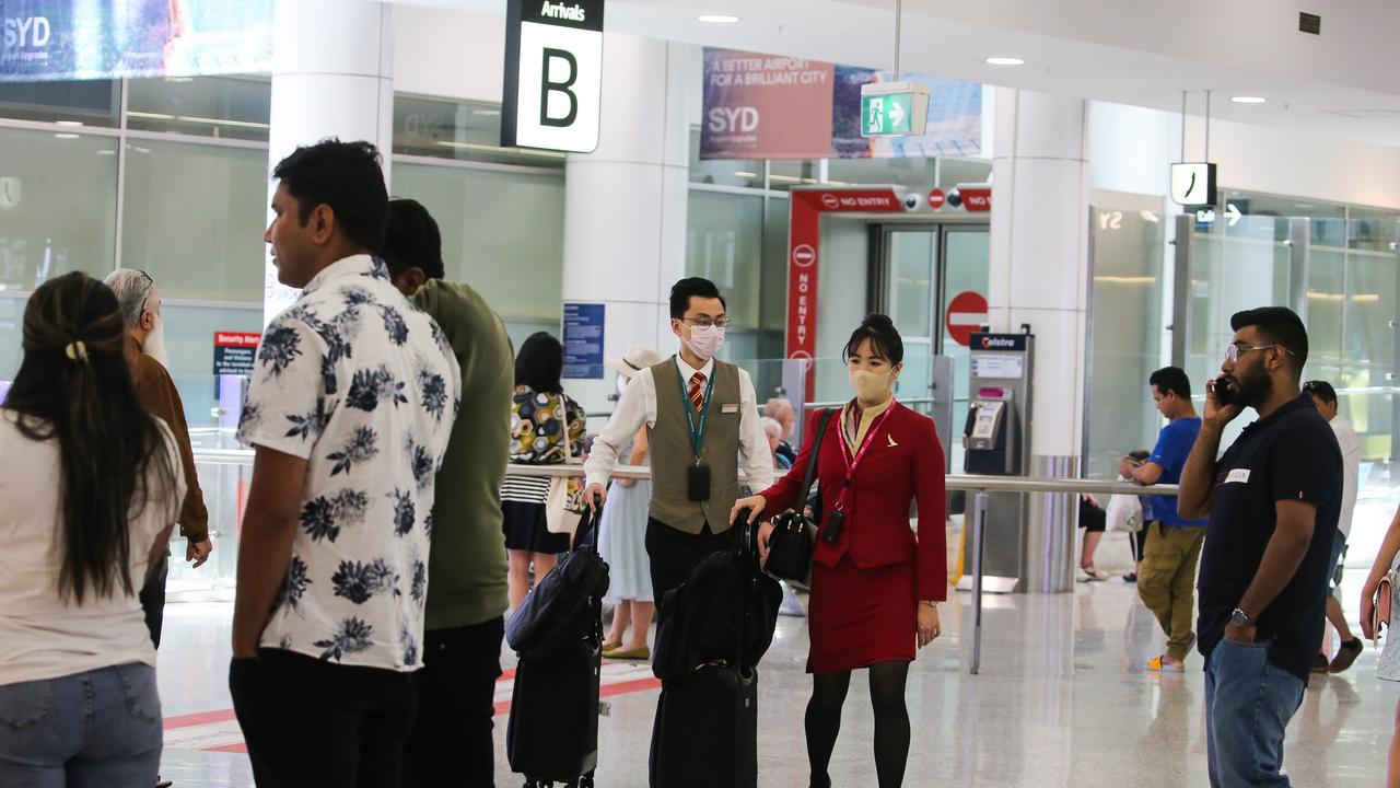 Stricter rules have been enforced on arrivals from China amid concern the soaring number of cases could lead to harmful new variants emerging. Picture: NCA NewsWire / Gaye Gerard