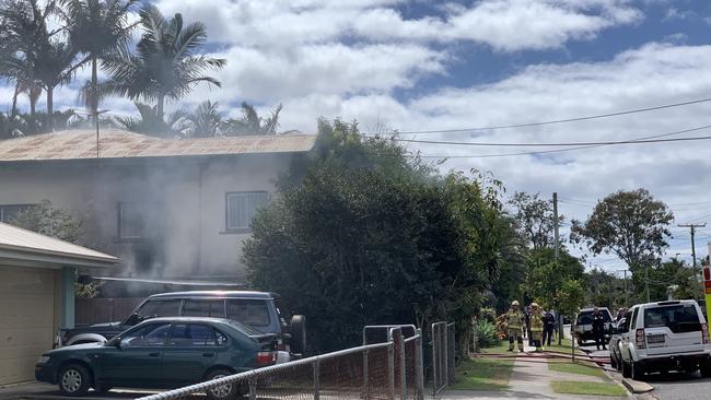 Fire at Deagon on Wednesday morning was suspected to have started in the kitchen of one of the elderly residents.