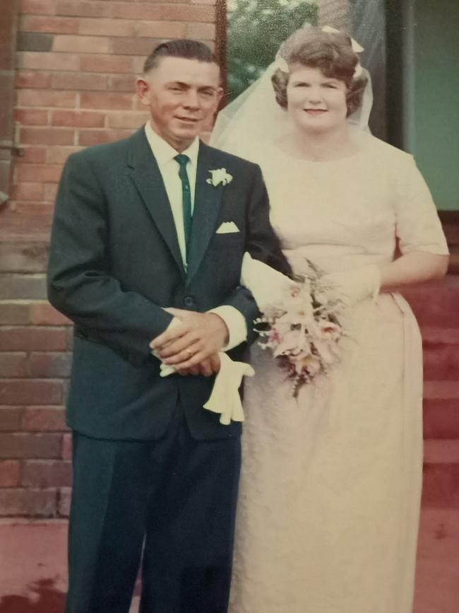 Cairns couple Graham and Rewa Real celebrated their 60th wedding anniversary, after getting married at Walkerston Presbyterian Church on December 19, 1964. Photo: Supplied.