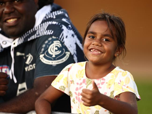 Fans loved the live AFL action in a special night at TIO Stadium.