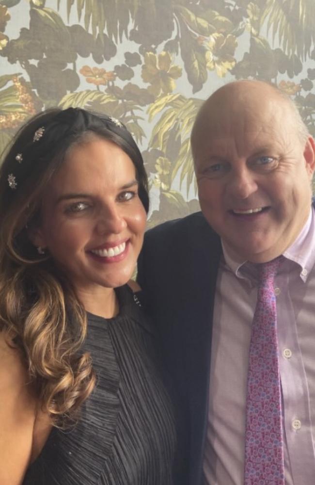 Billy Brownless and his partner Justine. Picture: Instagram