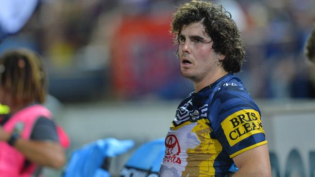 Round 7 NRL Match between the NQ Cowboys and the NZ Warriors at 1300Smiles Stadium, Townsville, Queensland, Australia. Cowboy's Jake Granville. Picture: Wesley Monts/News Limited