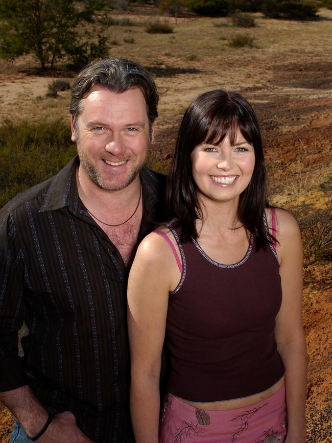 Actors Erik Thomson and Caitlin McDougall in a promotion shot for The Alice.