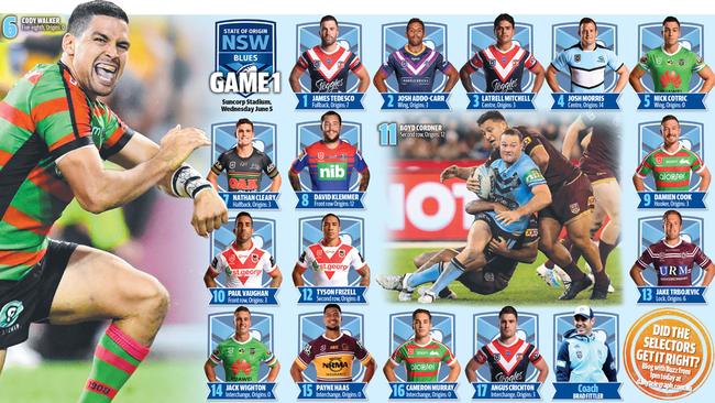 Brad Fittler’s NSW team features five debutants.