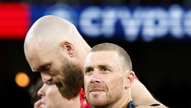 Melbourne captain Max Gawn said the Demons’ loss to Collingwood was a familiar result. Picture: Michael Willson/AFL Photos via Getty Images