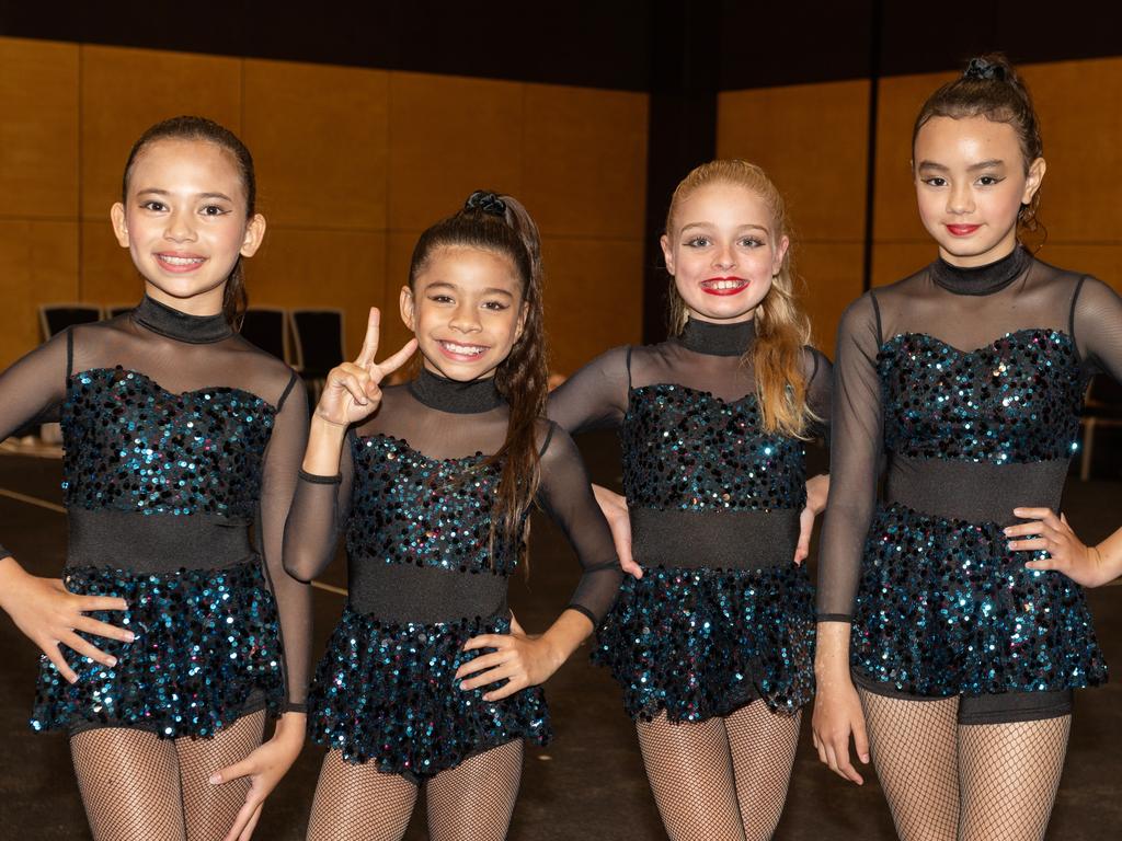 Jessica Moore, Angella Lyons, Maddison Ford, Melissa Greensill from Dance workz at the 76th Mackay Eisteddfod Monday 2 October 2023 Picture: Michaela Harlow