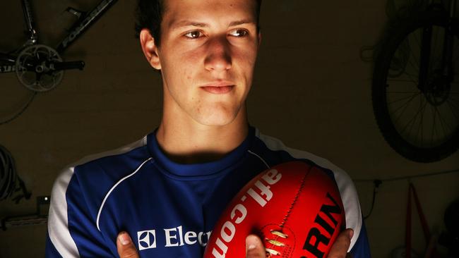 A young Sam Menegola before he was taken by the Dockers.