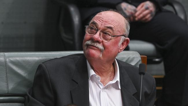 Federal LNP MP Warren Entsch during Question Time at Parliament House in Canberra. Picture: NCA NewsWire/Martin Ollman