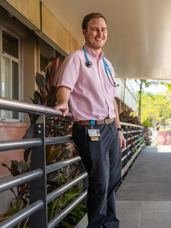 JCU 6th Year medical student Kane Langdon originally from Gladstone is looking forward to practising in the Cairns region. Picture: Emily Barker.