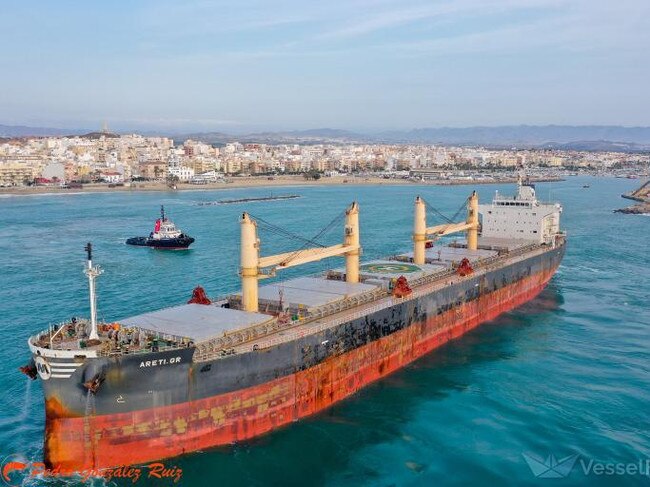 The bulk carrier Areti. Gr Majuro.