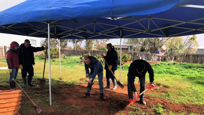 Police searching for the remains of murder victim Martin Meffert in Terowie.