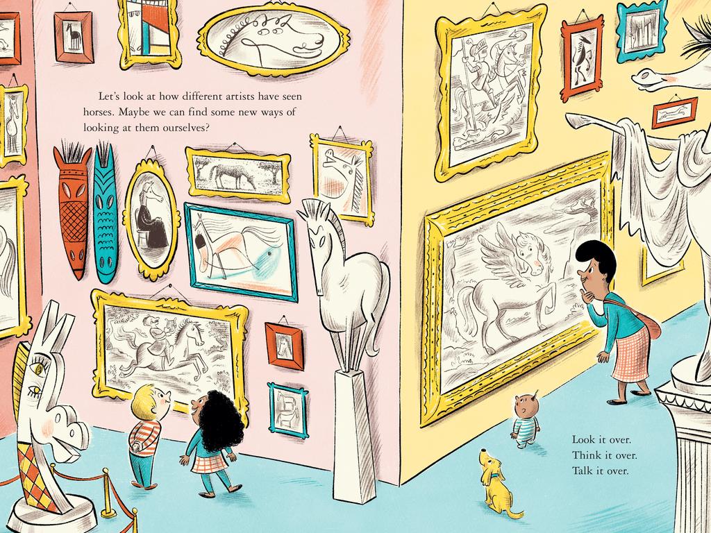 Illustrations by Andrew Joyner from Dr Seuss’s Horse Museum.