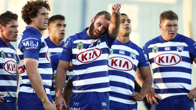 The threat of losing the shirt-front sponsor is very real. (AAP Image/Brendon Thorne)