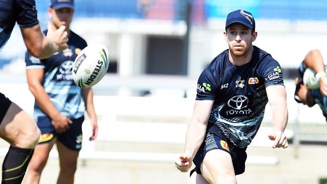 Michael Morgan will be the Cowboys main man after Johnathan Thurston’s retirement. Picture: Zak Simmonds