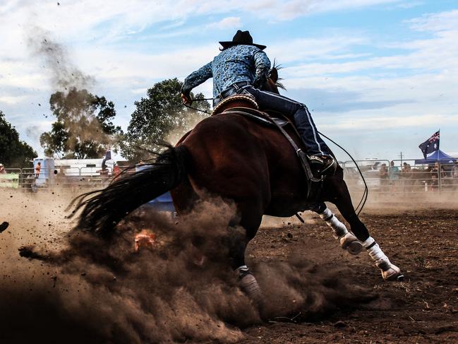 Junior winner: Shinaya Rose-Humphreys ... Sixteen-year-old Shinaya Rose-Humphreys portfolio was taken at Queensland’s Harlin Spring Spectacular, a Barrel Racing jackpot where she also competed. Her love of horses was the inspiration behind this action-packed series. Picture: Shinaya Rose-Humphreys/Australian Photography magazine