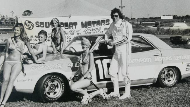 Legendary former TV personality Darrell Eastlake with his Leyland P76 car.