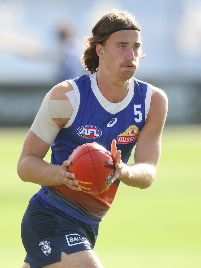 Jedd Busslinger is pushing for an AFL debut. Picture: Daniel Pockett/Getty Images