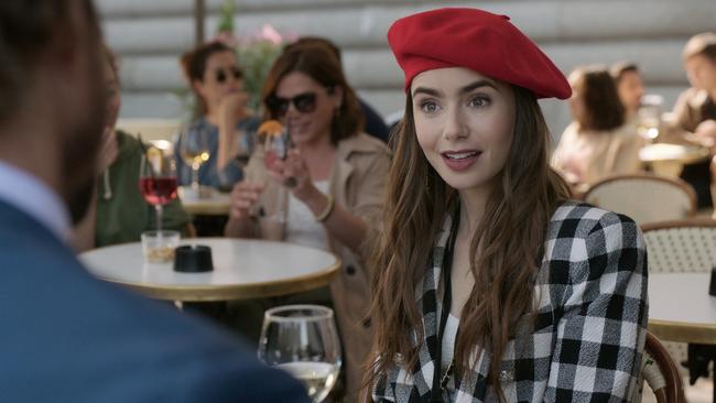 Lily Collins in Emily in Paris. Picture: Netflix