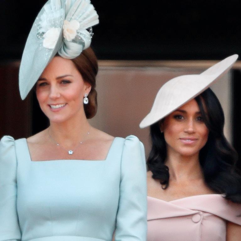 Meghan’s announcements have often overshadowed Kate’s work. Picture: Max Mumby/Indigo/Getty Images.