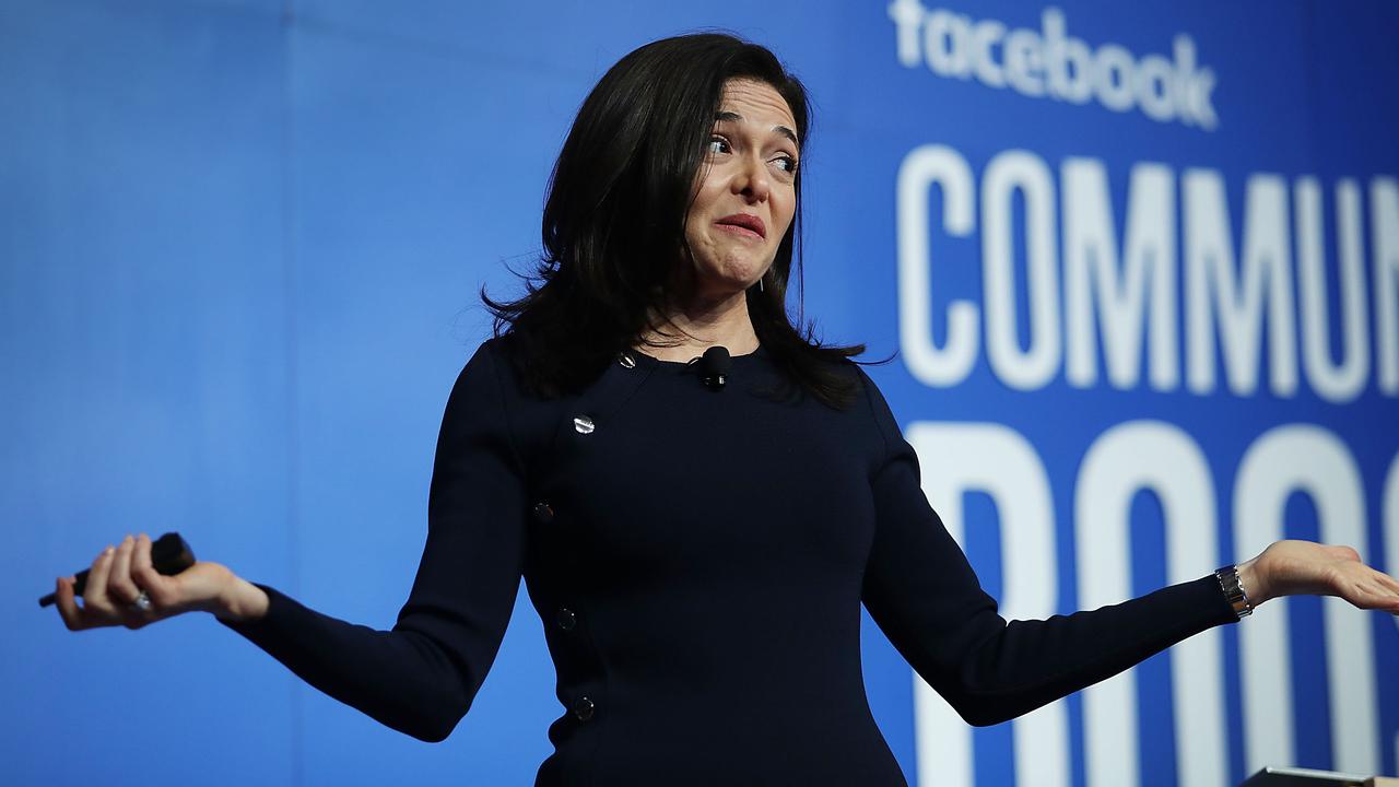 Facebook chief operating officer Sheryl Sandberg said the company would “explore its options” after the Christchurch massacre was streamed live on its platform. Picture: Joe Raedle / Getty Images / AFP