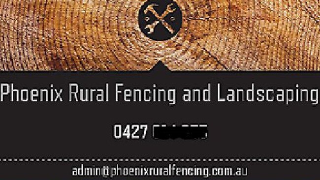 The operators of Queensland One Homes and Empire Constructions, whose companies are under investigation for alleged phoenix activities, are running a new business named "Phoenix Rural Fencing and Landscaping". Photo: Supplied