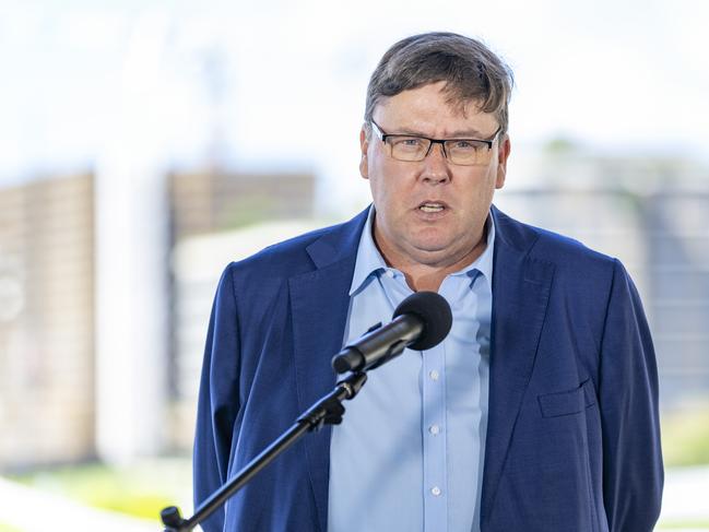 Racing Queensland CEO Jason Scott at Brisbane Racing Club's Winter Carnival launch at Eagle Farm, Tuesday, April 23, 2024 - Picture: Richard Walker