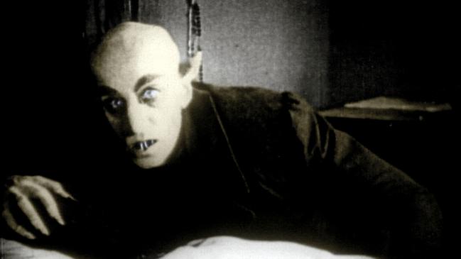 Actor Max Schreck as the vampire in the 1922 film Nosferatu.