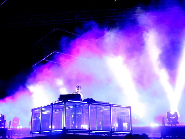 DJ Flume drew a crowd at Coachella. Picture: Mike Windle/Getty Images for Coachella