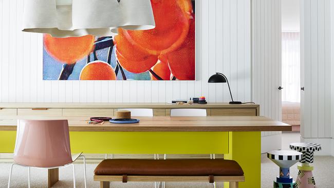 A colourful Perth home. Designed by Decus Interiors. Photographed by Anson Smart.