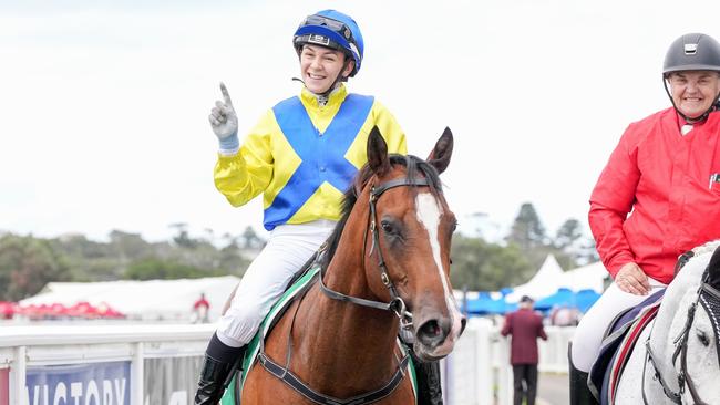 Celine Gaudray will combine with The Opportunist again at Flemington on Saturday. Picture: George Sal/Racing Photos via Getty Images