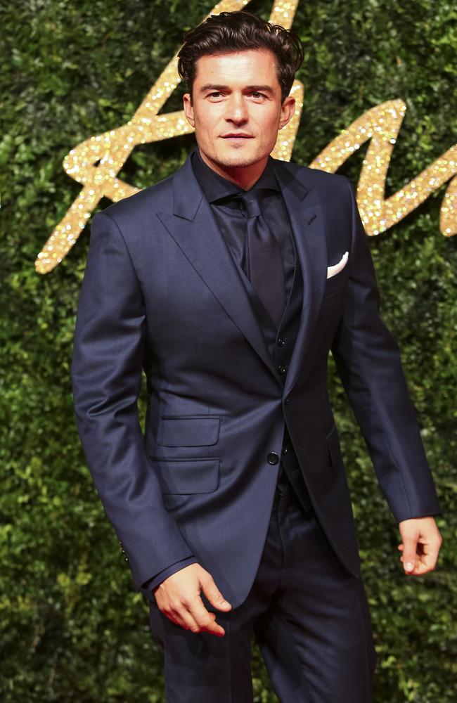 Orlando Bloom attends the British Fashion Awards 2015 at London Coliseum on November 23, 2015 in London, England. Picture: AFP