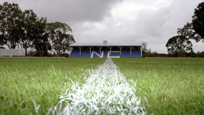 Nudgee College's new completed grandstand. Picture: Supplied