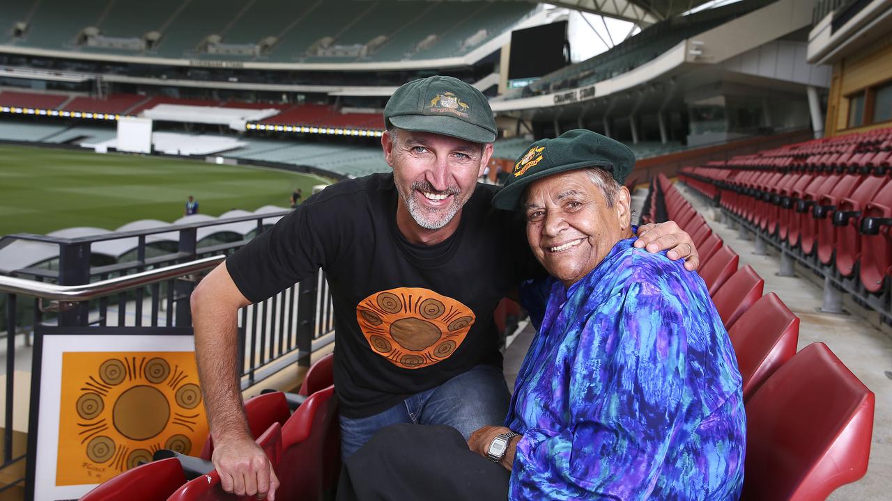 Jason Gillespie (left) wants the date of Australia Day to be changed. Picture Sarah Reed