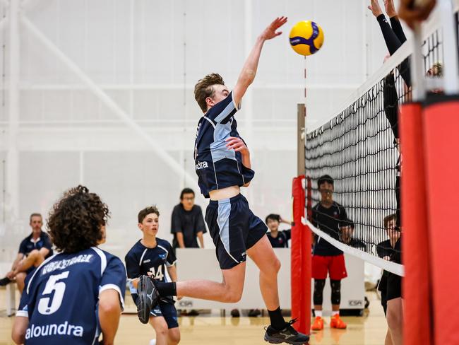 Junior Schools Cup volleyball 2023. Pic: Rogue Gun Photography