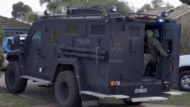 Police raids were held around the world. Picture: Supplied