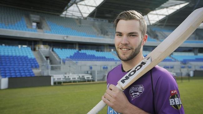 Hurricanes recruit Caleb Jewell at Blundstone Arena. Picture: MATHEW FARRELL