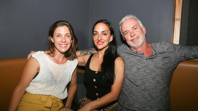THREE WOLVES: Brie Harris, Lena Davis and Brent Davis