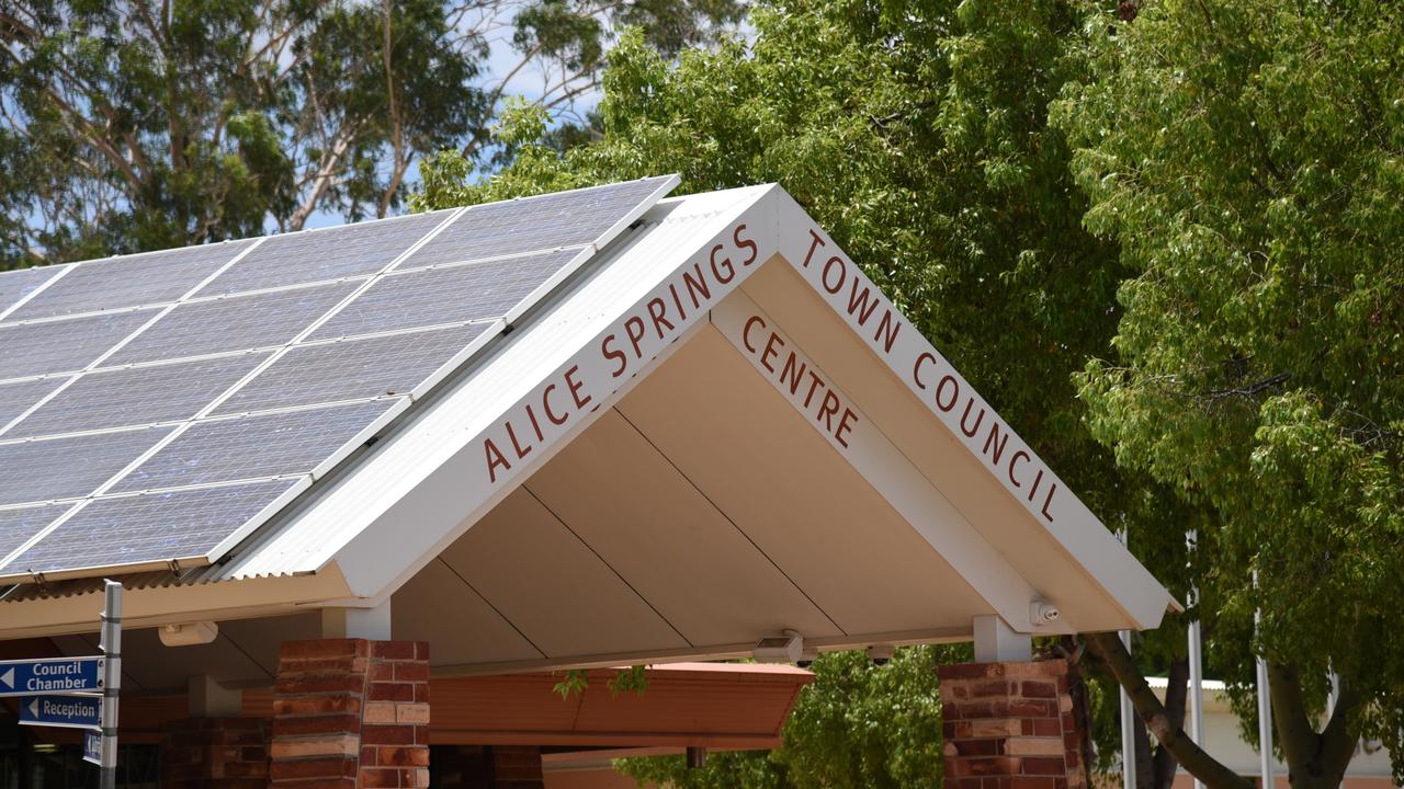 Alice Springs Town Council chambers. Picture: Alex Treacy