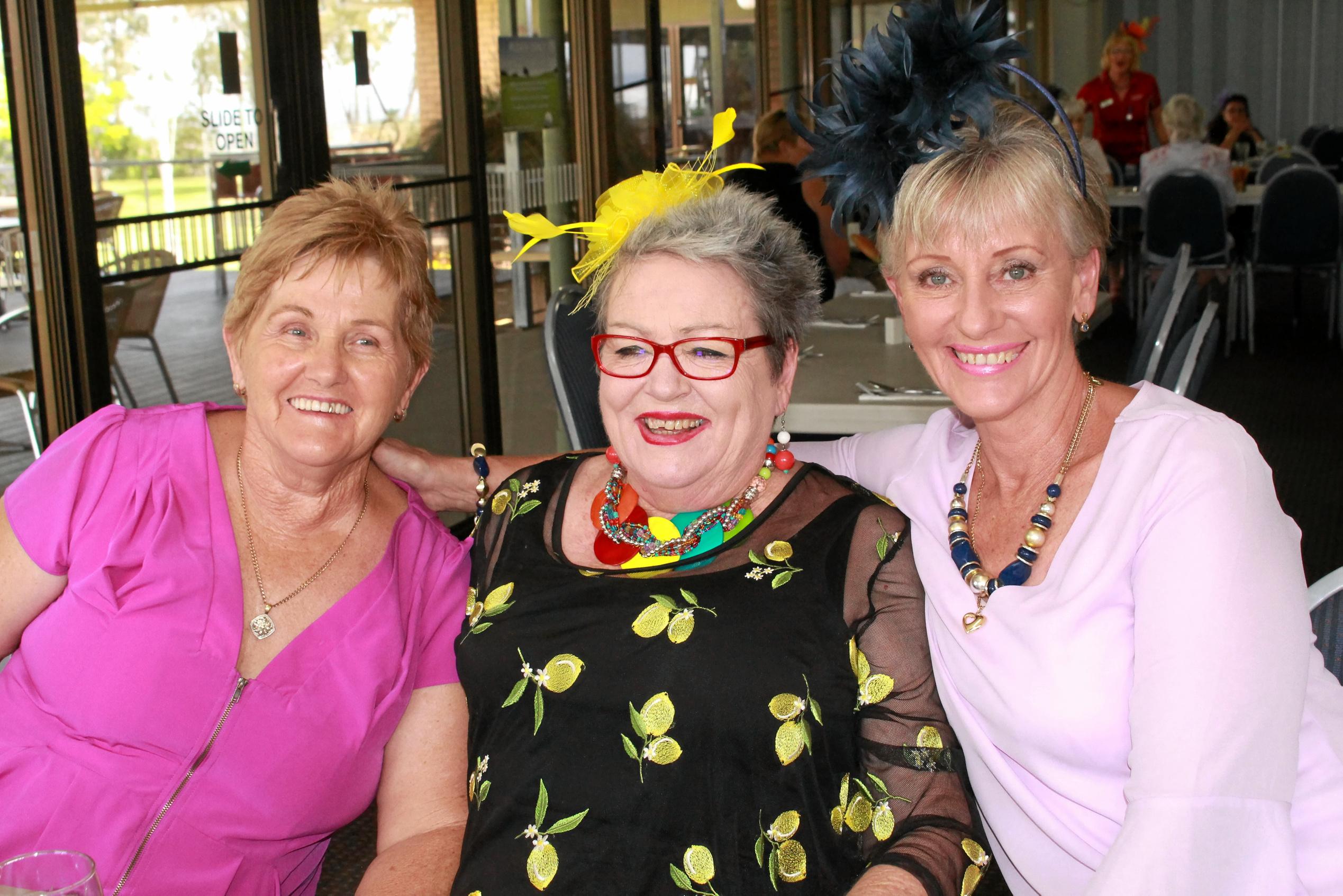 Julie baker, Trudy Martin and Robynne Yarwood. Picture: Marian Faa