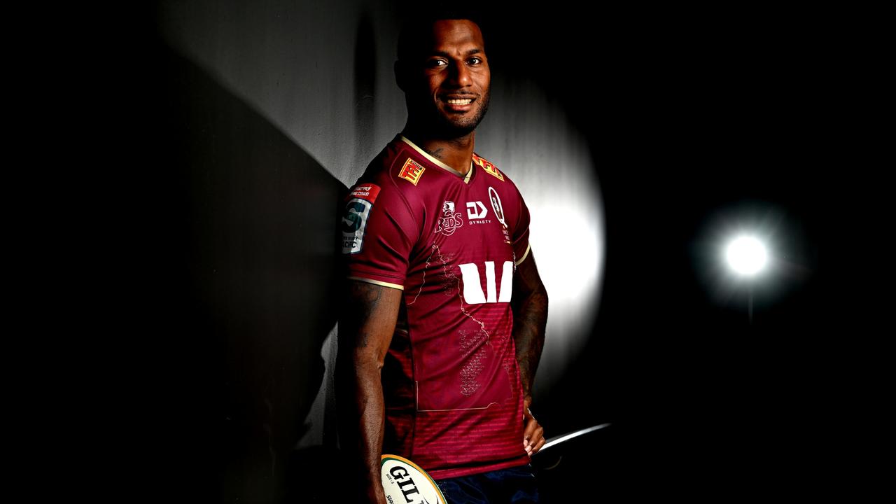 Suliasi Vunivalu has re-signed with the Queensland Reds and Rugby Australia for 2023. Picture: Bradley Kanaris / Getty Images