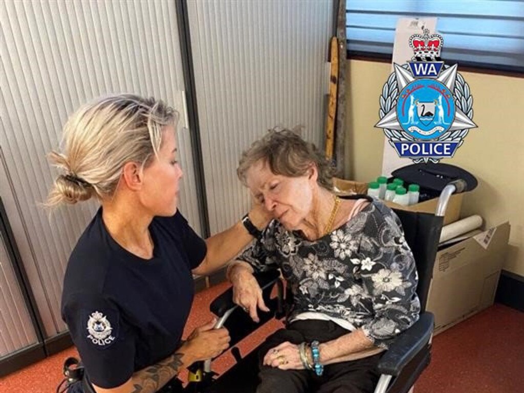 This is the photo police media supplied to media after they intercepted Carol Lisle and Ralph Gibbs near Warakurna on January 4.