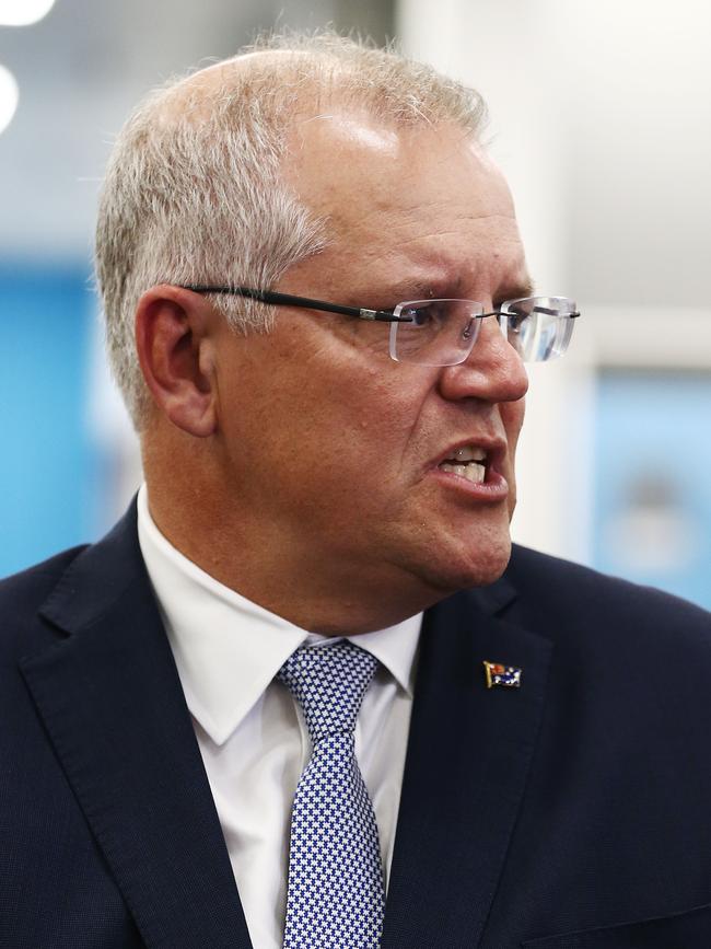 Prime Minister Scott Morrison revealed he has never taken drugs. Picture: Brendan Radke