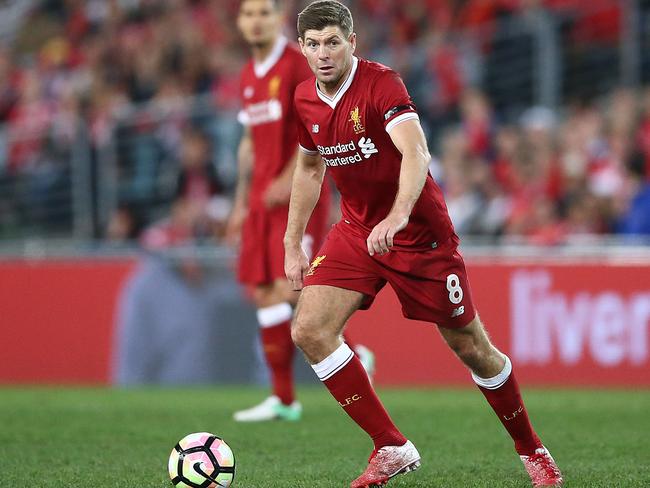 Steven Gerrard rolled back the years and put on a real show for the fans.
