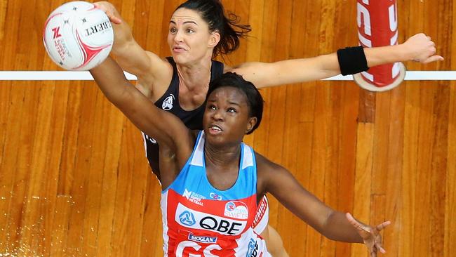 NSW Swifts fell just one point short of an upset win over the Magpies