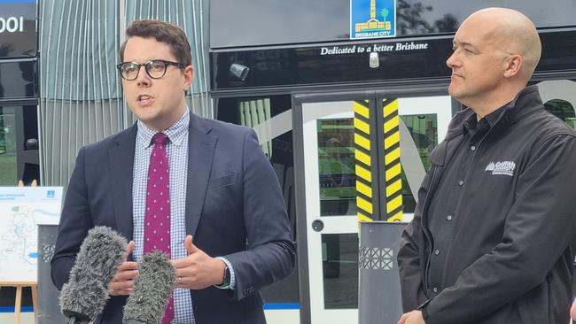 Civic Cabinet Chair for Transport Ryan Murphy announces new Brisbane bus network 'shake-up'.