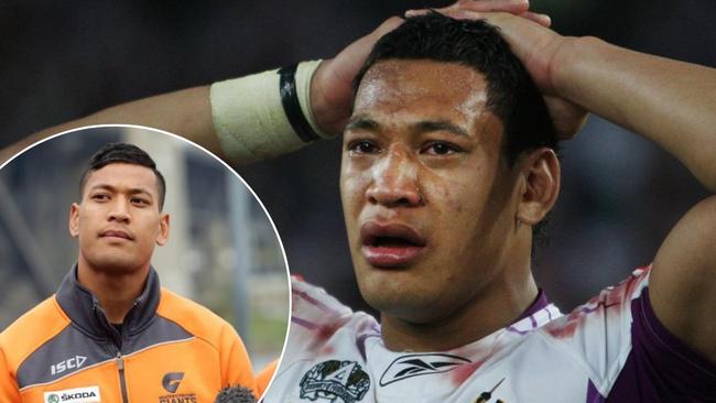 Israel Folau opens up on drug, alcohol battle at Melbourne Storm, ill-fated AFL switch, Wallabies exit.