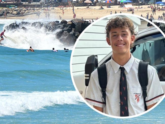 Sunshine Coast teen, Rhy North, 16, saves swimmer’s life at Noosa Groyne Beach